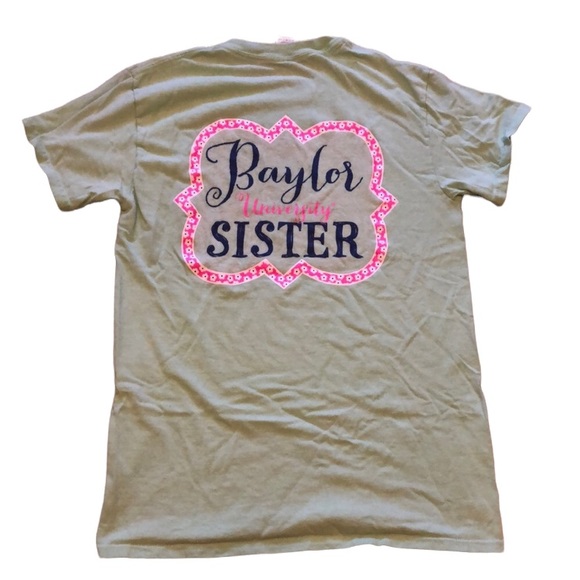 Baylor University Sister Mint Green T-Shirt - S - Picture 3 of 8